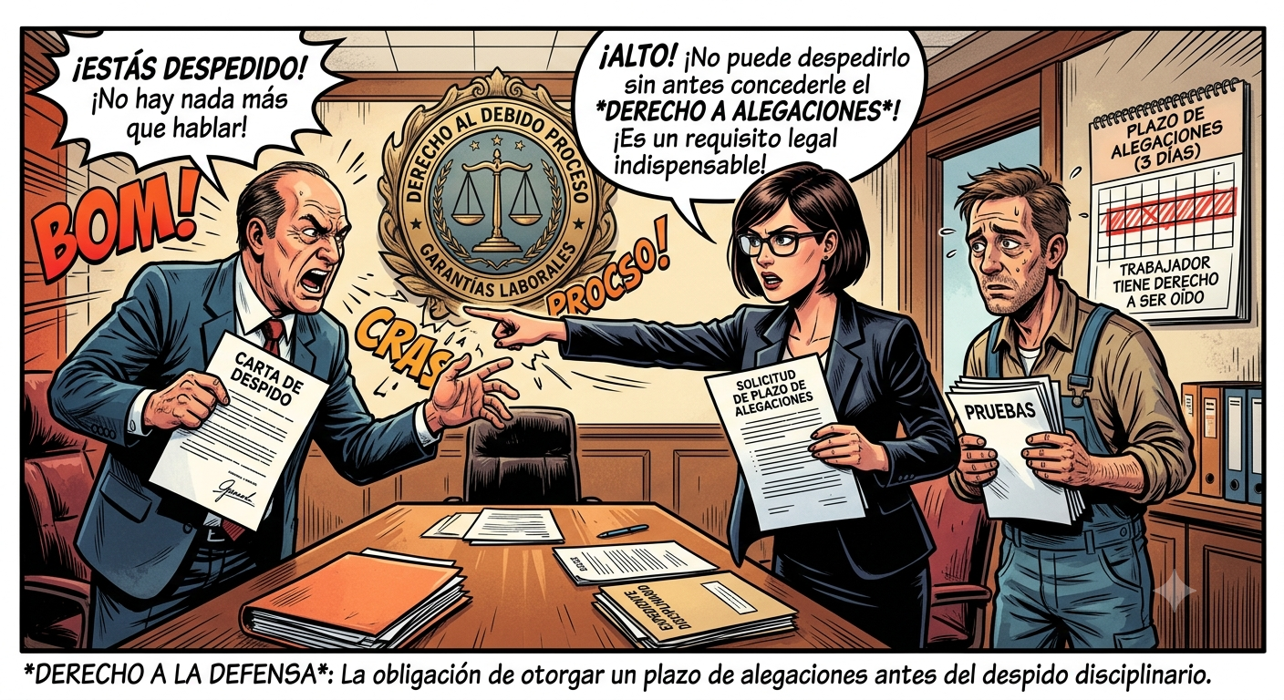 Alegaciones ante el despido disciplinario